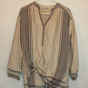 Oversized free people shirt